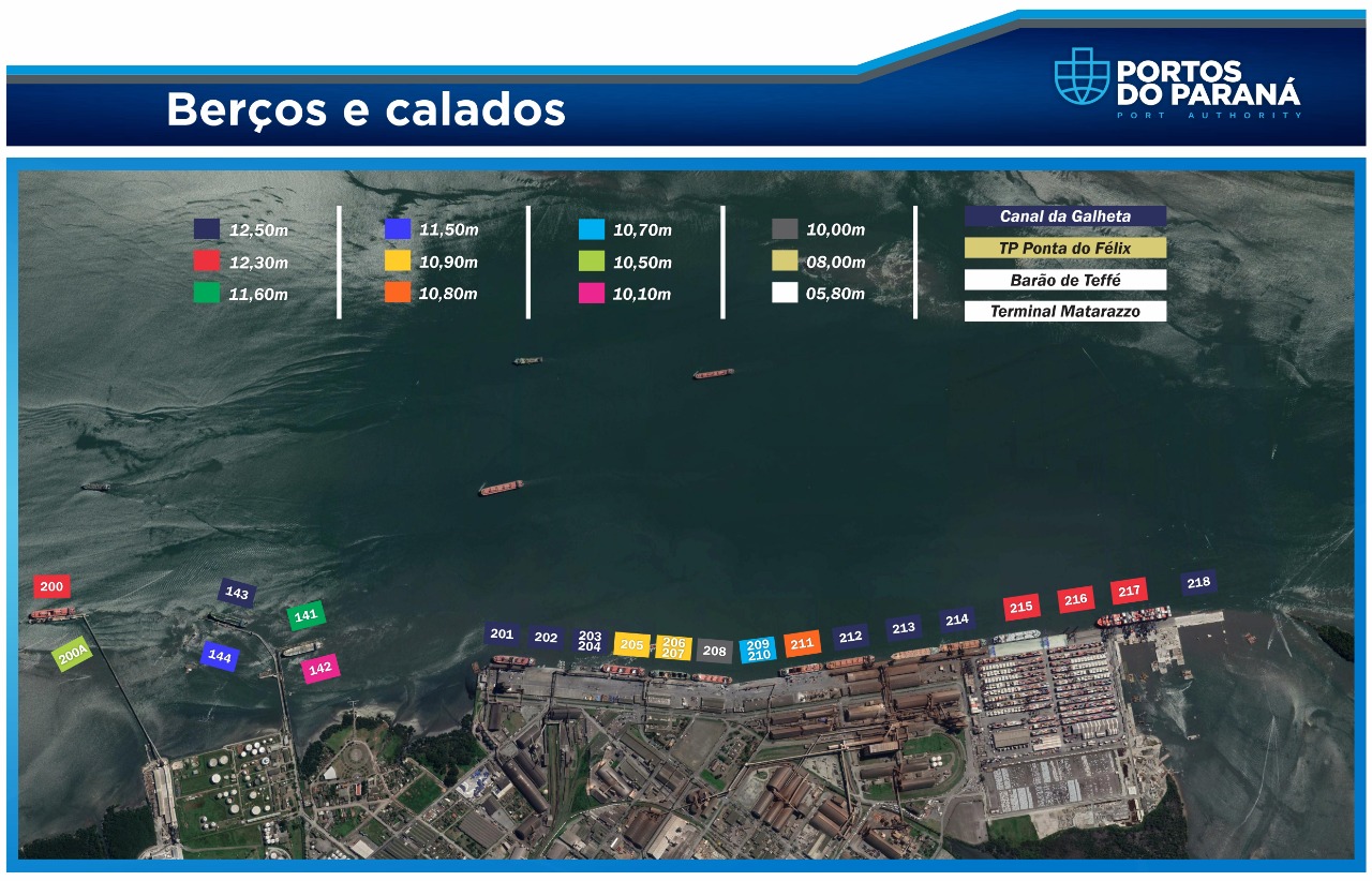 613cb7fe-mapa_calados_operacionais Porto de Paranaguá amplia capacidade de carregamento de contêineres
