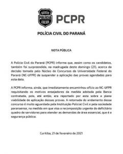 b2b2055a-pcpr-241x300 UFPR adia provas de vestibular e concurso da Polícia Civil