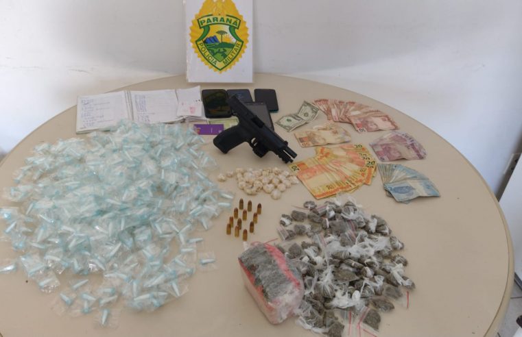Suspeitos de tráfico de drogas e de participação em homicídio são presos em Pontal do Paraná