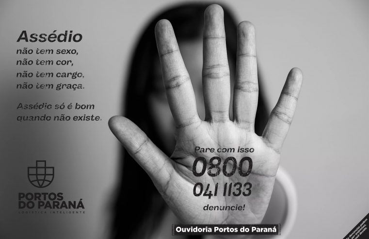 No mês das mulheres, Portos do Paraná lança campanha contra assédio