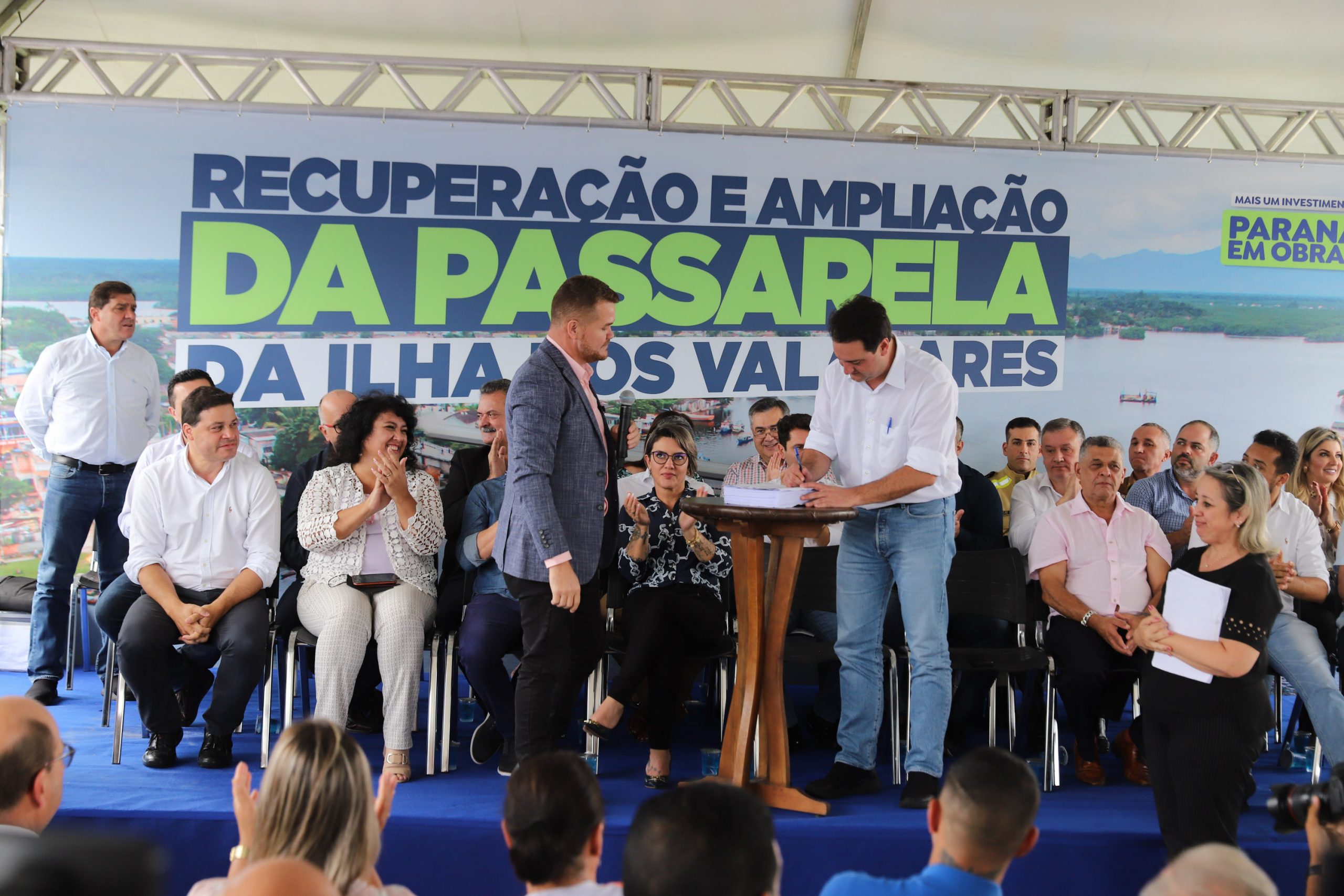 Investimento do Estado vai permitir tráfego de veículos entre Ilha dos Valadares e Paranaguá