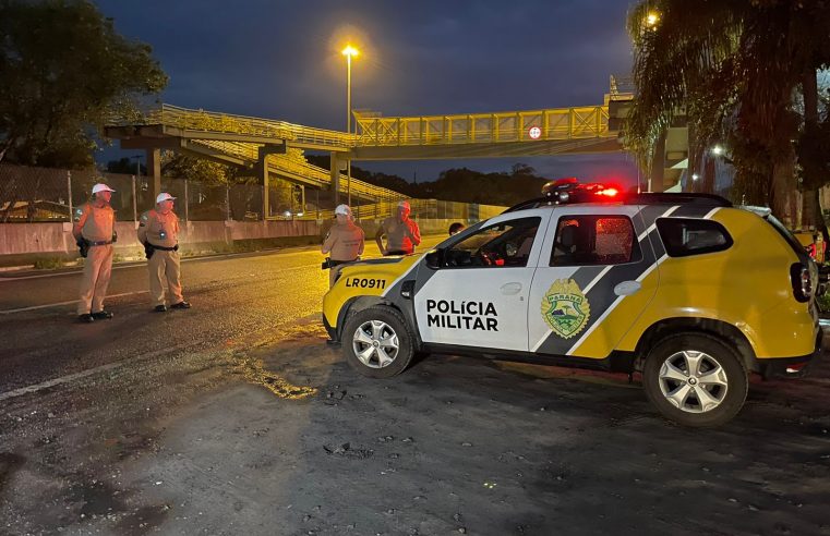 DER interdita passarela em Paranaguá após acidente de trânsito