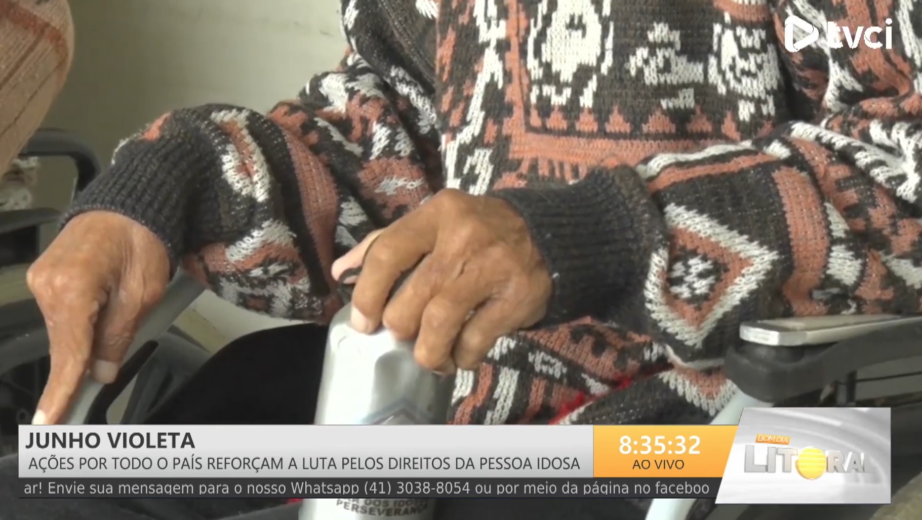 Junho Violeta: Mês dedicado ao combate a violência contra os idosos é realizada em Paranaguá