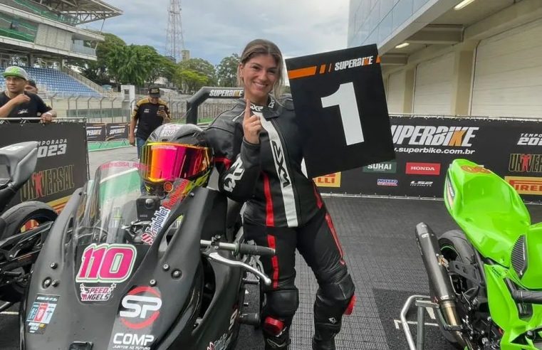 Piloto que cresceu em Pontal do Paraná lidera copa feminina de motociclismo