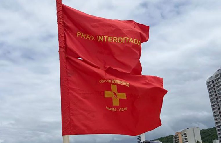 Verde, amarela, vermelha e preta: bandeiras na orla ajudam a orientar banhistas
